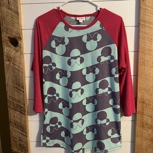 LuLaRoe Disney Minnie Randy Size Large Like New